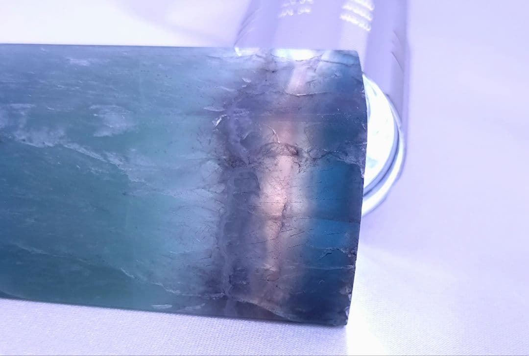 ブルーフローライト　タワー　4本セット　四角柱　ポイント　直感　集中力　判断力