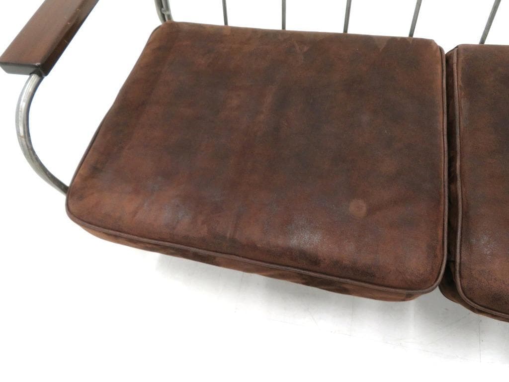 ジャーナルスタンダードファニチャー　総本革　レザー　2人掛けソファ　ラブソファ