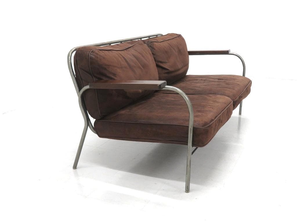 ジャーナルスタンダードファニチャー　総本革　レザー　2人掛けソファ　ラブソファ