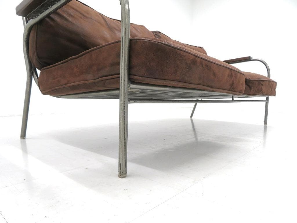 ジャーナルスタンダードファニチャー　総本革　レザー　2人掛けソファ　ラブソファ