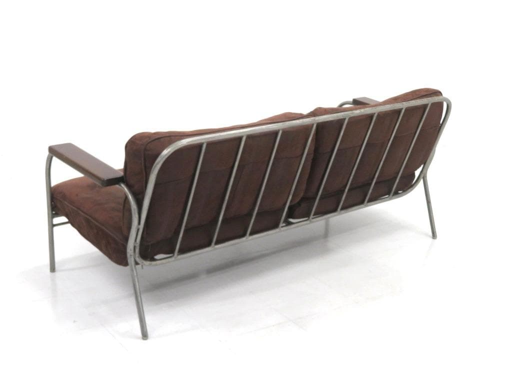 ジャーナルスタンダードファニチャー　総本革　レザー　2人掛けソファ　ラブソファ