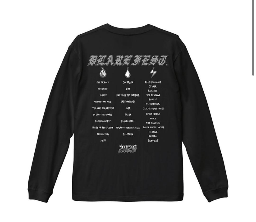 新品BLARE FEST. 2026 LONG SLEEVE Tシャツ XL