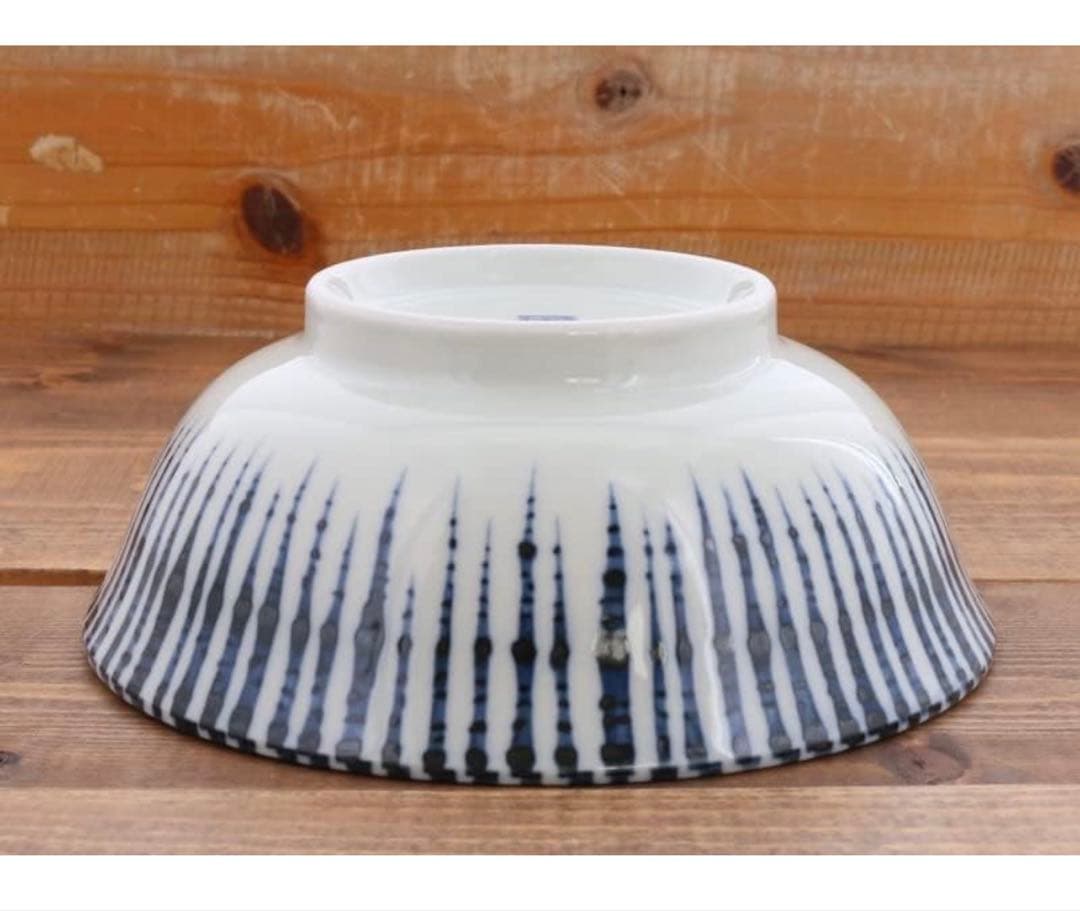 十草模様の浅型ボウル5個組