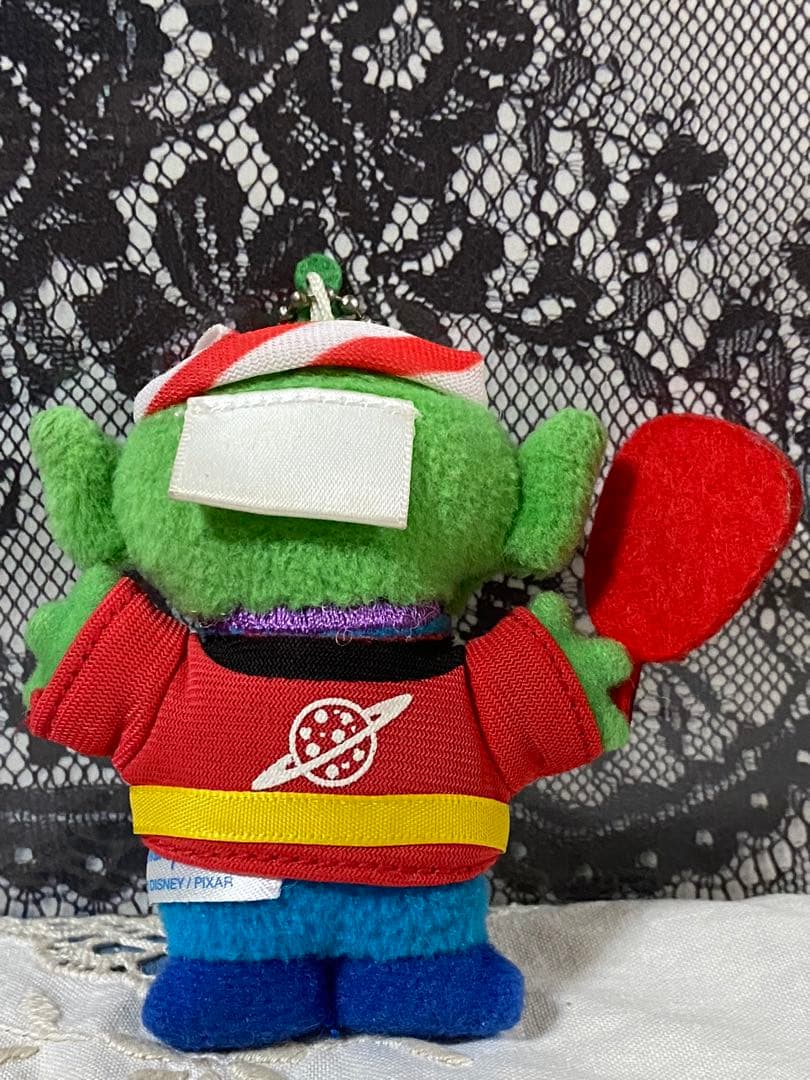 ディズニー　リトルグリーメン　エイリアン　ぬいぐるみ　ストラップ　ハッピ　祭り