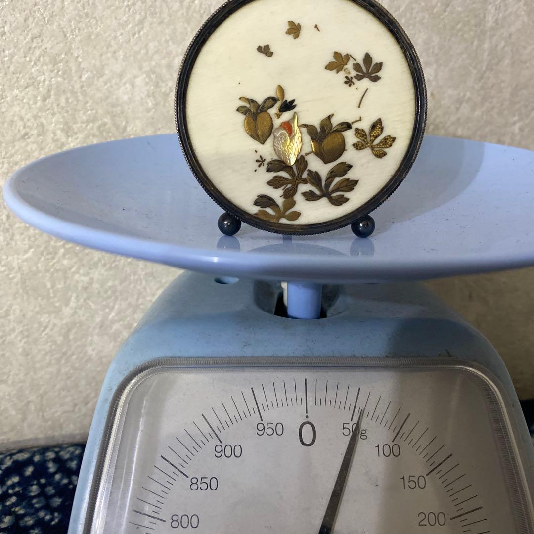 芝山　螺鈿　蒔絵　里帰り品　silver シルバー