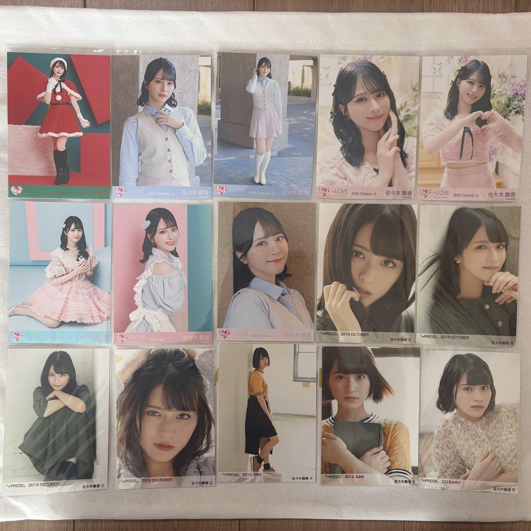 イコラブ 佐々木舞香 生写真 まとめ売り 内緒バナシコンプ 多数セミコンプ 封入