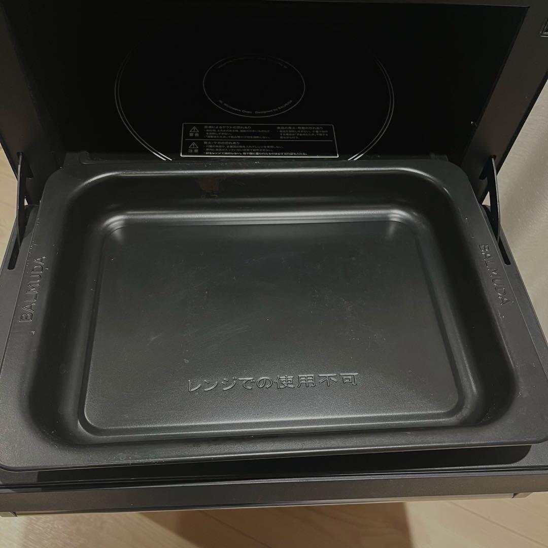 【美品】BALMUDA バルミューダ オーブンレンジK04A-BK 2018年製