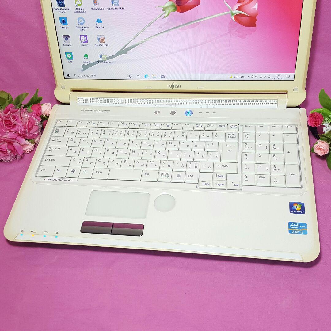 最新Win10✨ブルーレイ✨2世代Core-i5✨カメラ搭載&大容量500G