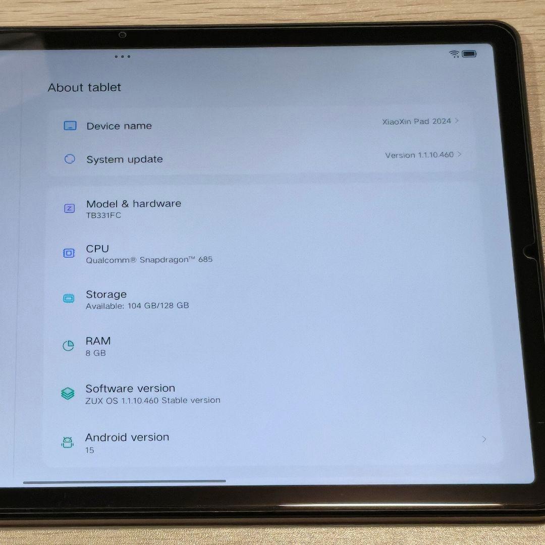 Lenovo Xiaoxin Pad 11インチ 128GB 4GB RAM