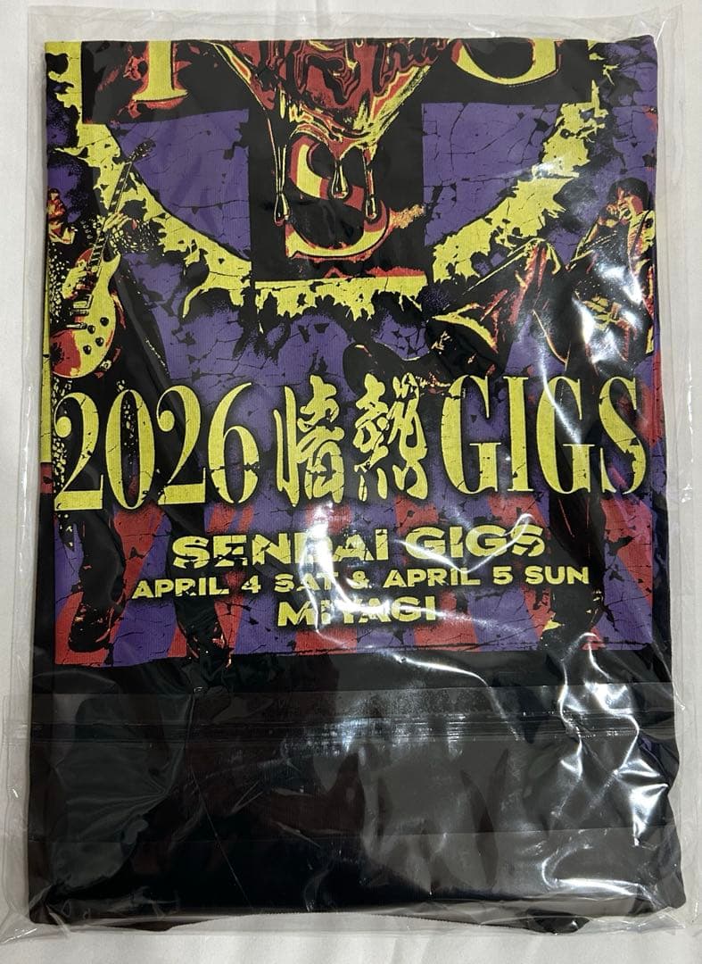 【新品未開封】B’z SHOWCASE 2026 情熱GIGS TシャツLサイズ