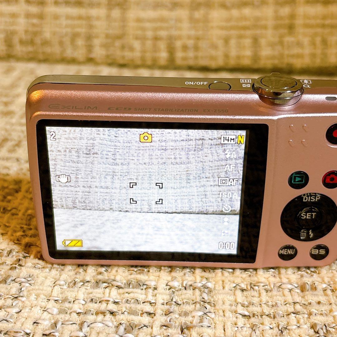 CASIO EXILIM EX-Z550 ピンク コンパクトデジタルカメラ