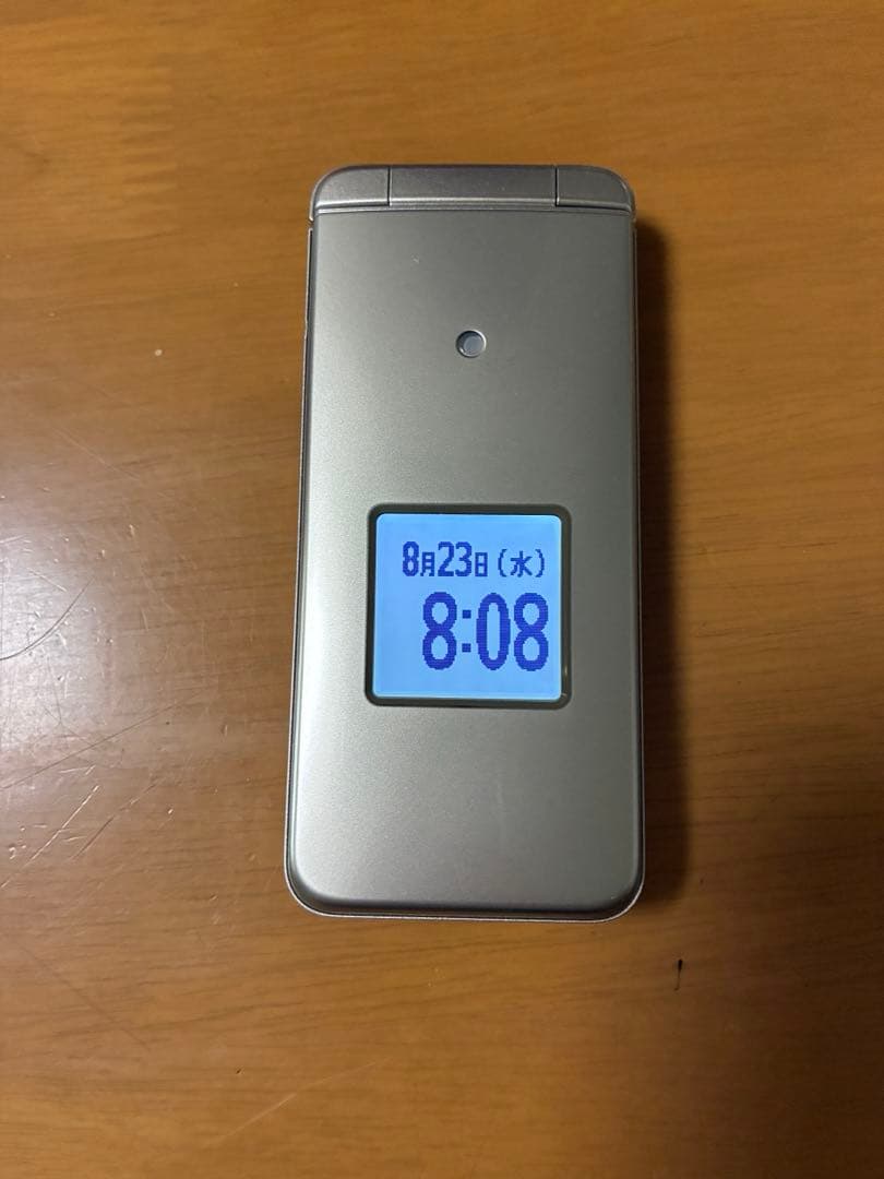 SIMロック解除済み 美品 au ガラホ 京セラ かんたんケータイ KYF43