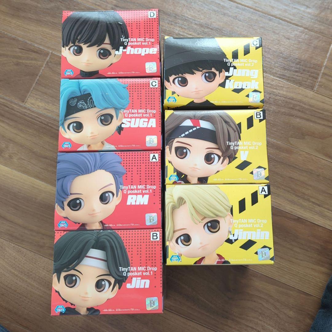TinyTAN　MIC Drop　Qposket　フィギュア　コンプリート