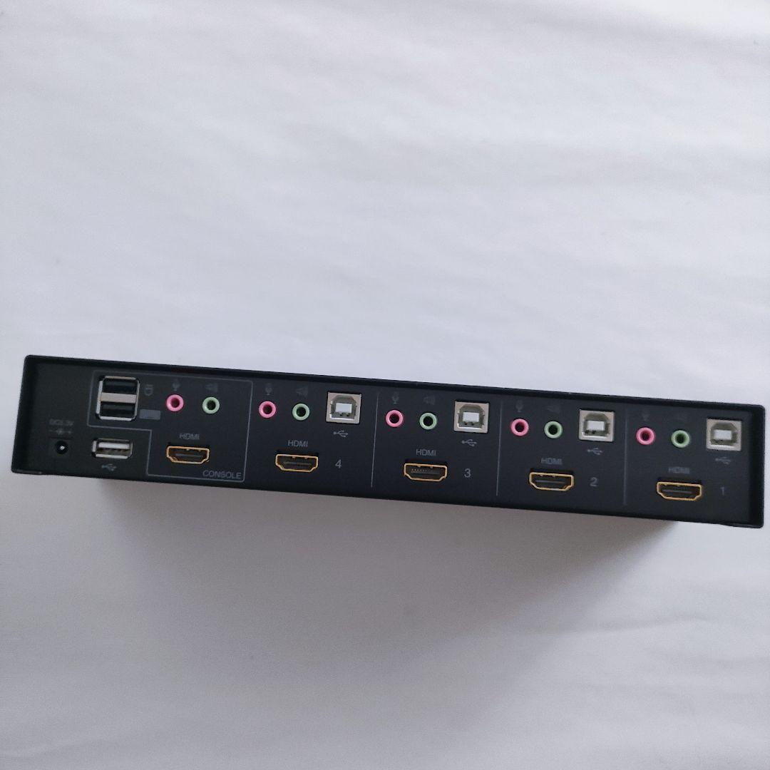 サンワサプライ HDMI対応パソコン自動切替器 (4:1) SW-KVM4HHC