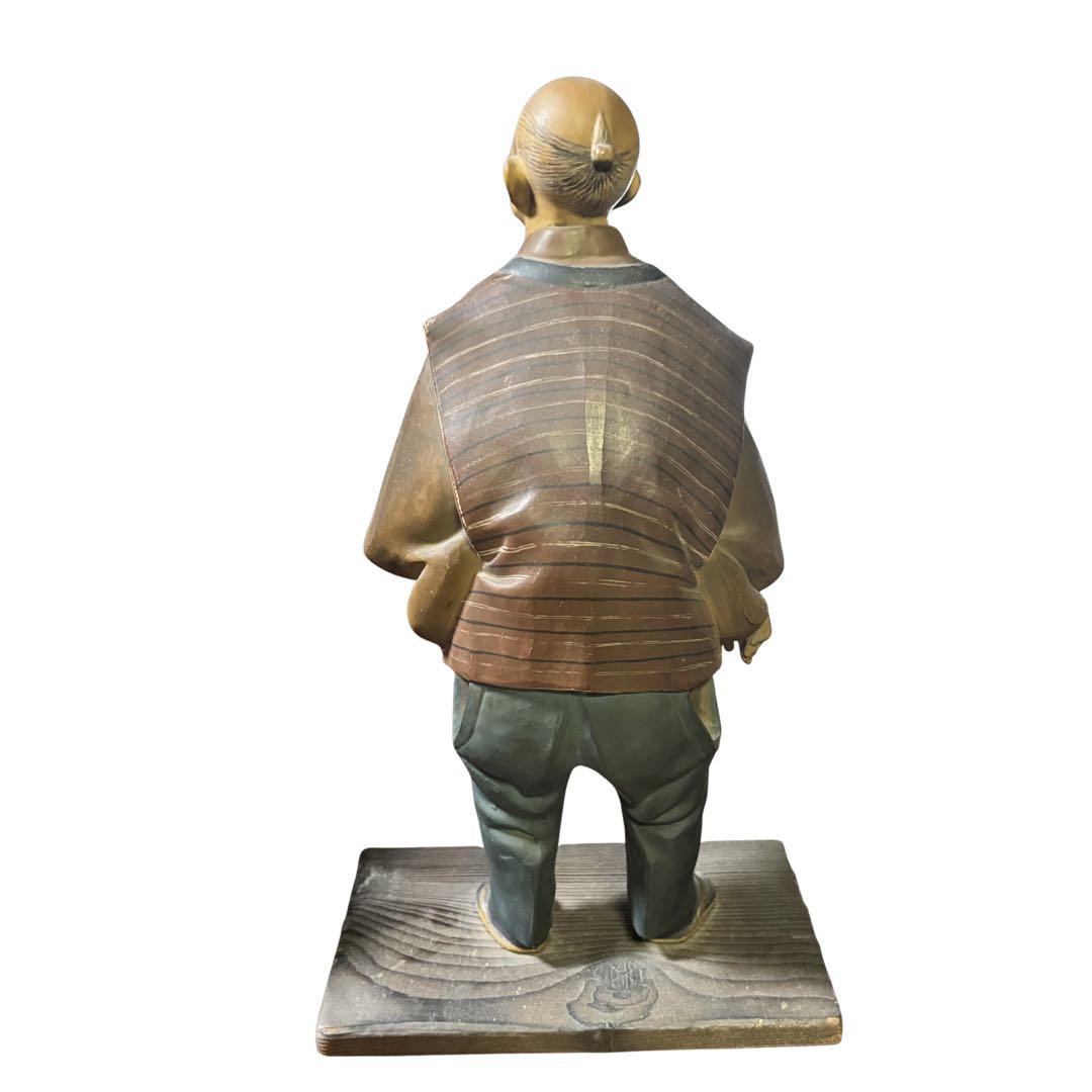 伊万里焼 柿右衛門像1945年購入 伊万里窯元 30cm
