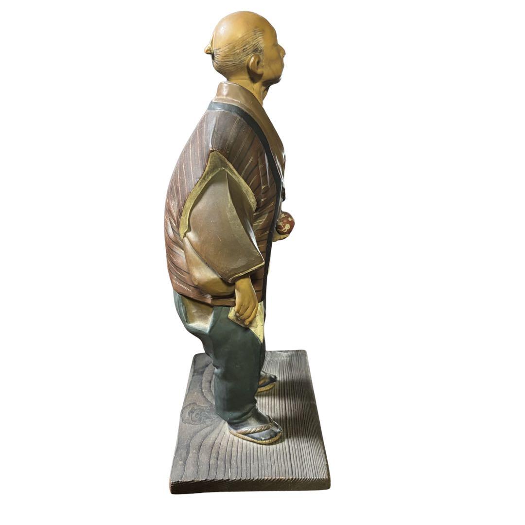 伊万里焼 柿右衛門像1945年購入 伊万里窯元 30cm