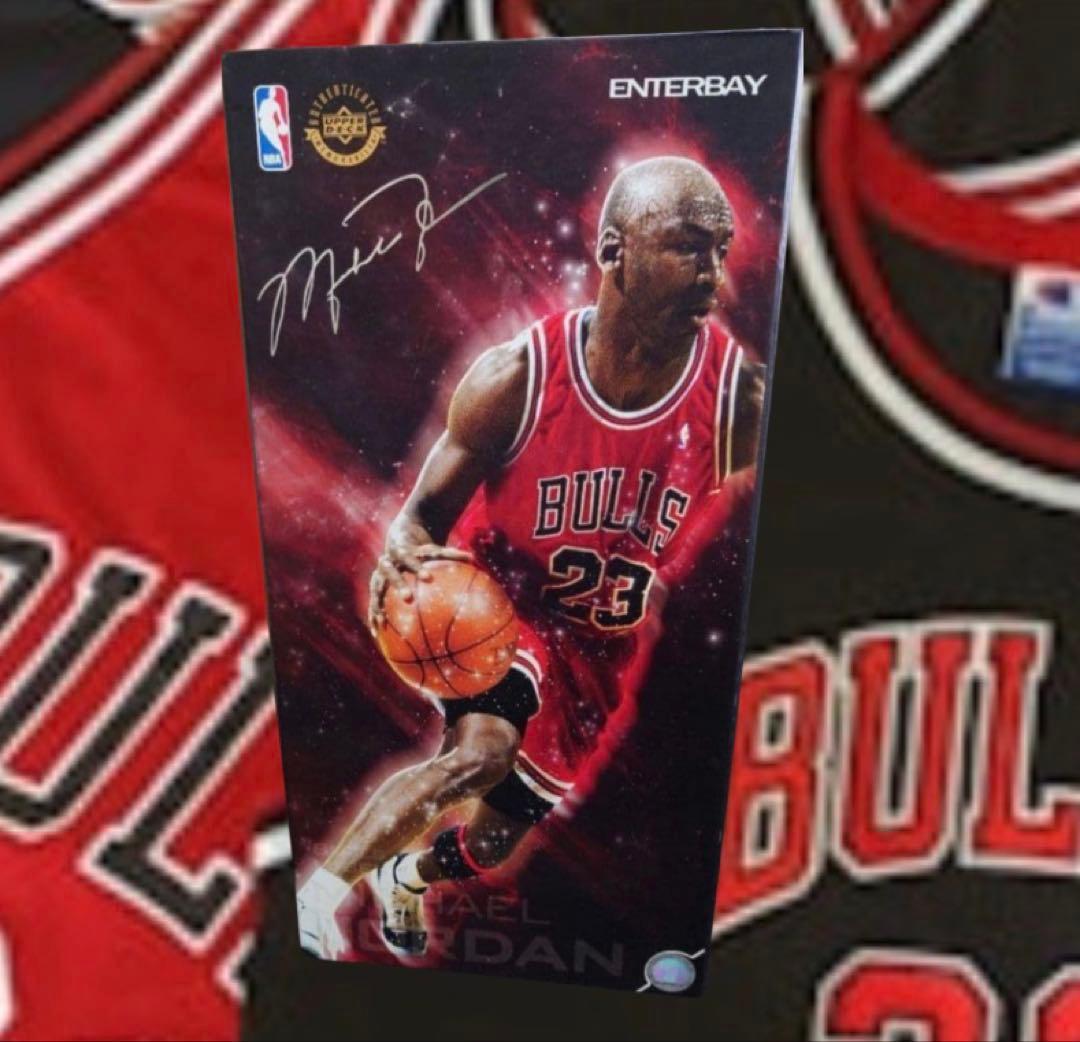 エンターベイ1/6リアルマスターピースNBAマイケルジョーダン シカゴブルズ 赤