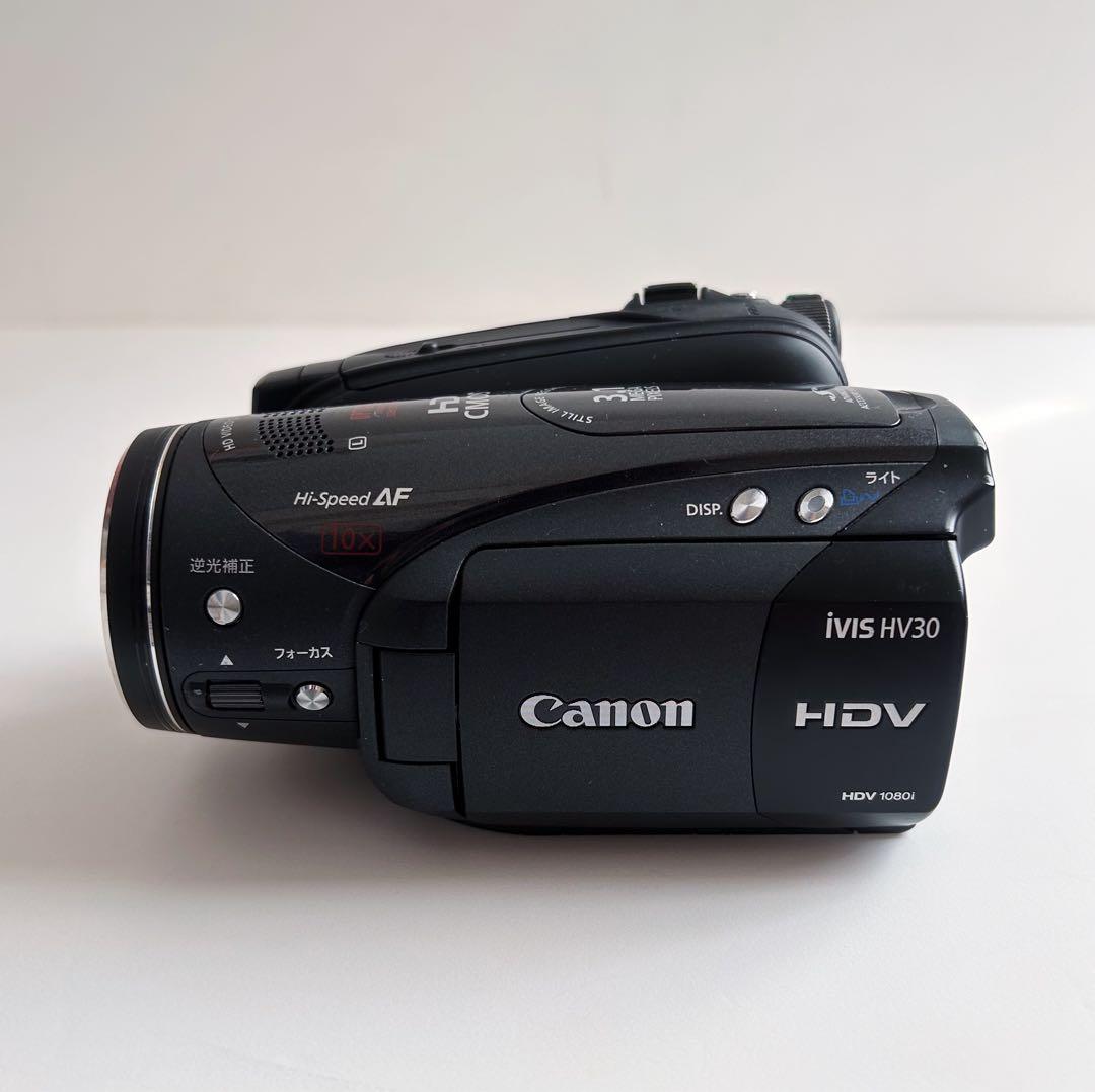 中古Canon iVIS HV30 ビデオカメラ本体・付属品・オプション品セット
