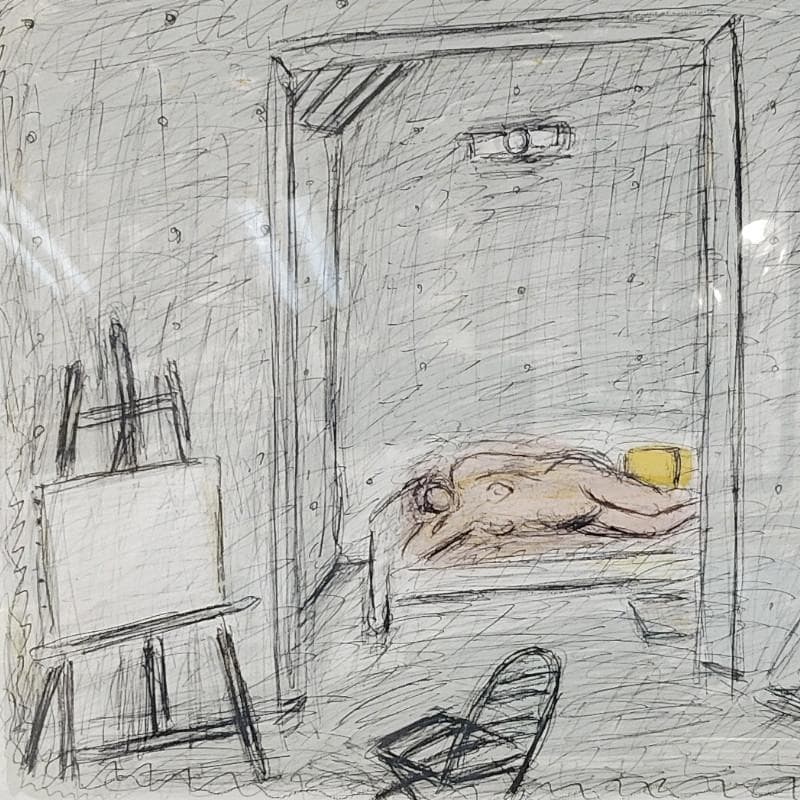 ☆小野州一☆「白いアトリエ」リトグラフ　52/100　未使用！