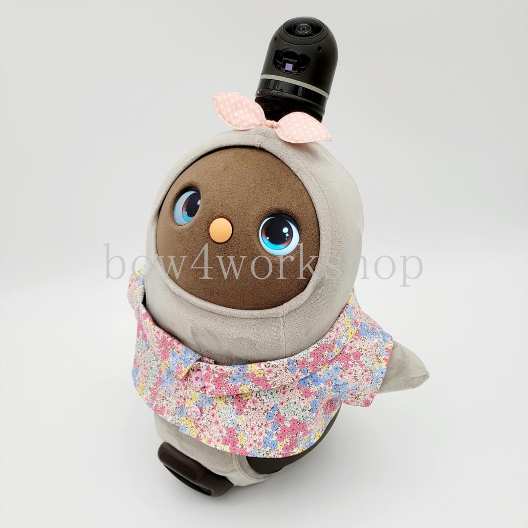 ラボット LOVOT ラボットの服ハンドメイド　リバティ柄シャツ