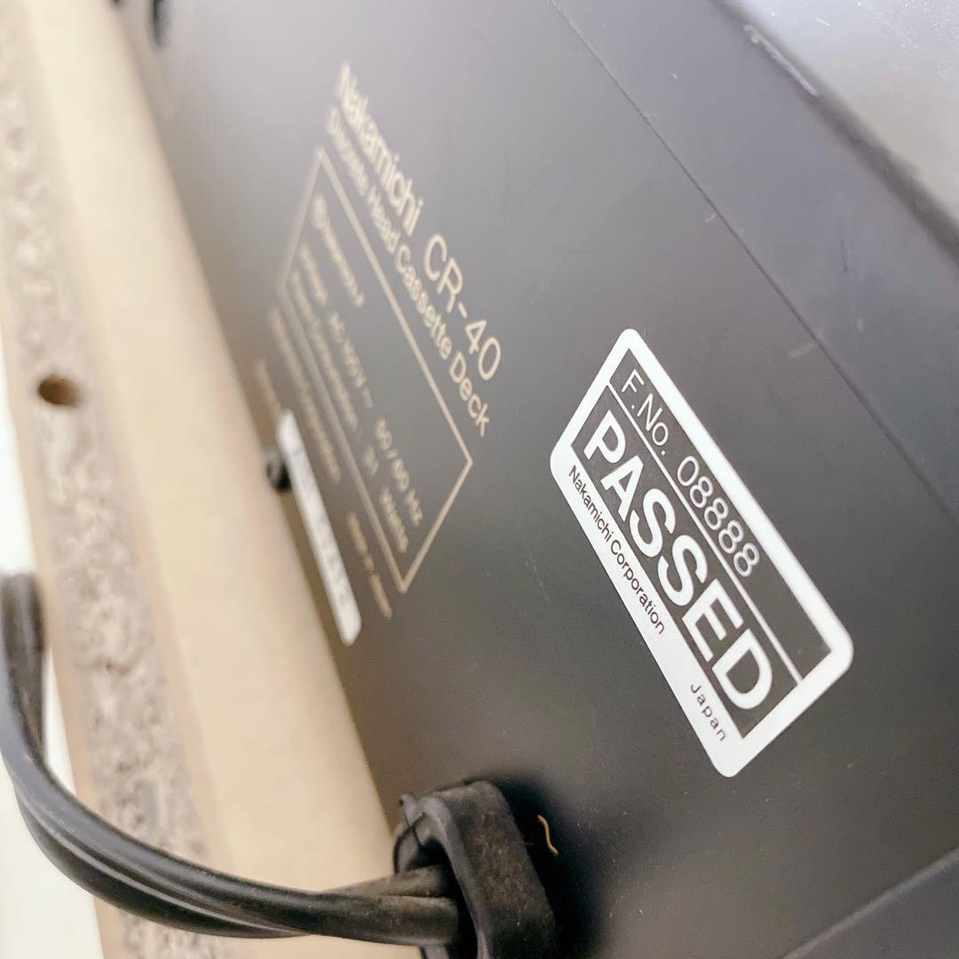 超希少 高級品 Nakamichi CR-40 3ヘッド カセットデッキ