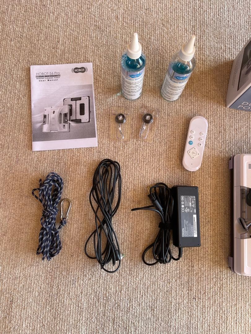 【美品】HOBOT-S6 Pro ホボット S6 窓掃除ロボット 窓拭きロボット