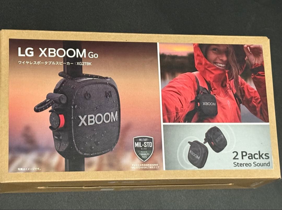 LG XBOOM Go ワイヤレスポータブルスピーカー XG2TBK