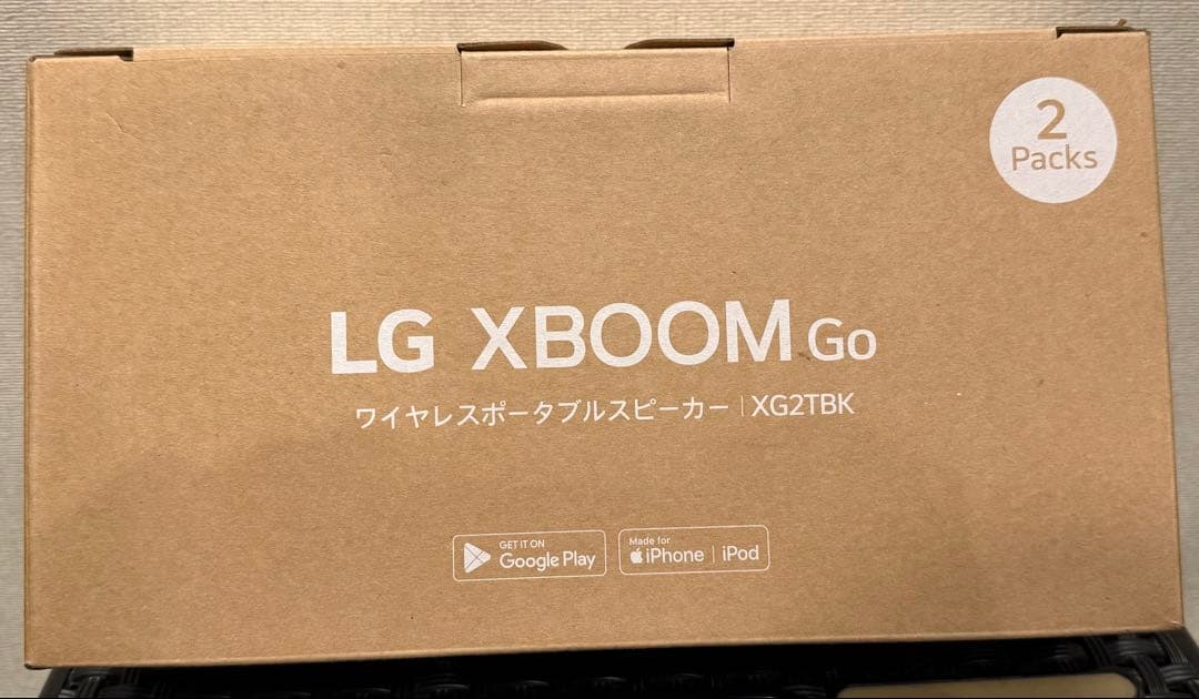 LG XBOOM Go ワイヤレスポータブルスピーカー XG2TBK