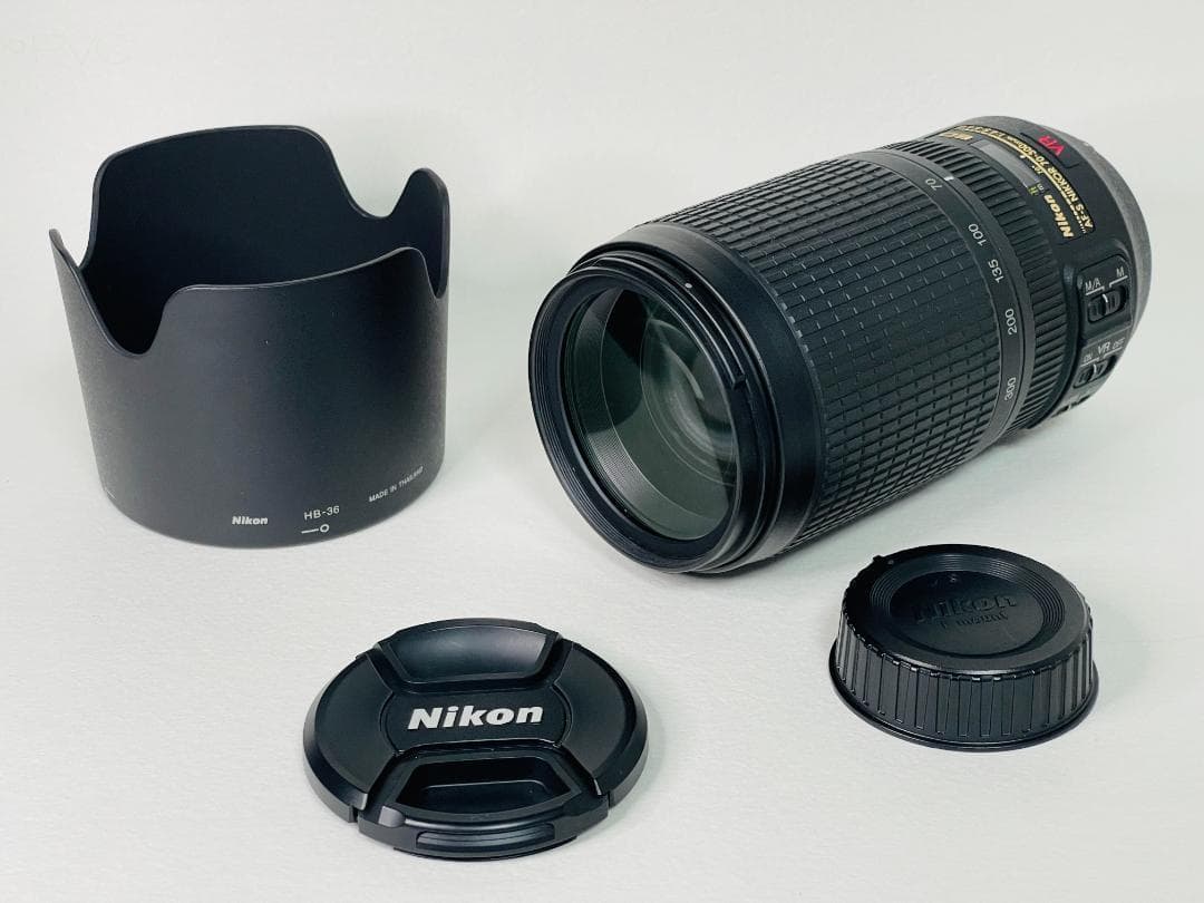 Nikon AF-S NIKKOR 70-300mm VR レンズ 美品 動作品