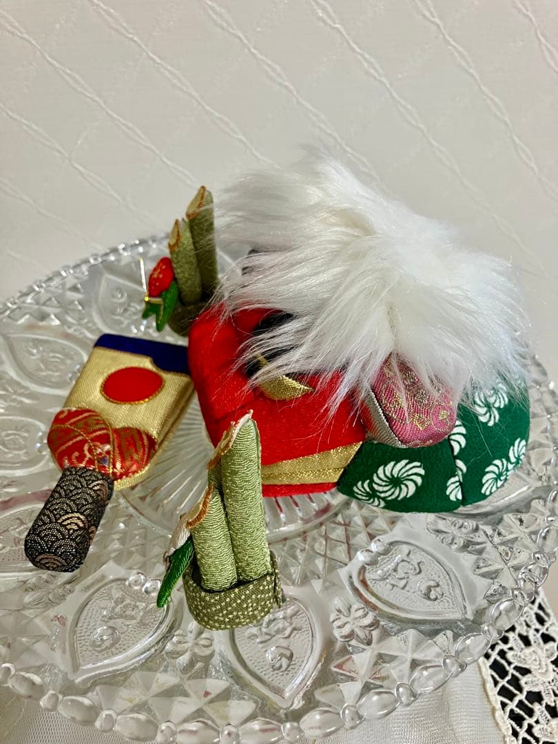 木目込み人形　正月飾り　獅子舞　門松　羽子板