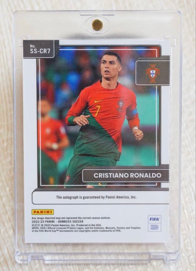 panini クリスティアーノ・ロナウド　直筆サインカード　オートカード　トレカ