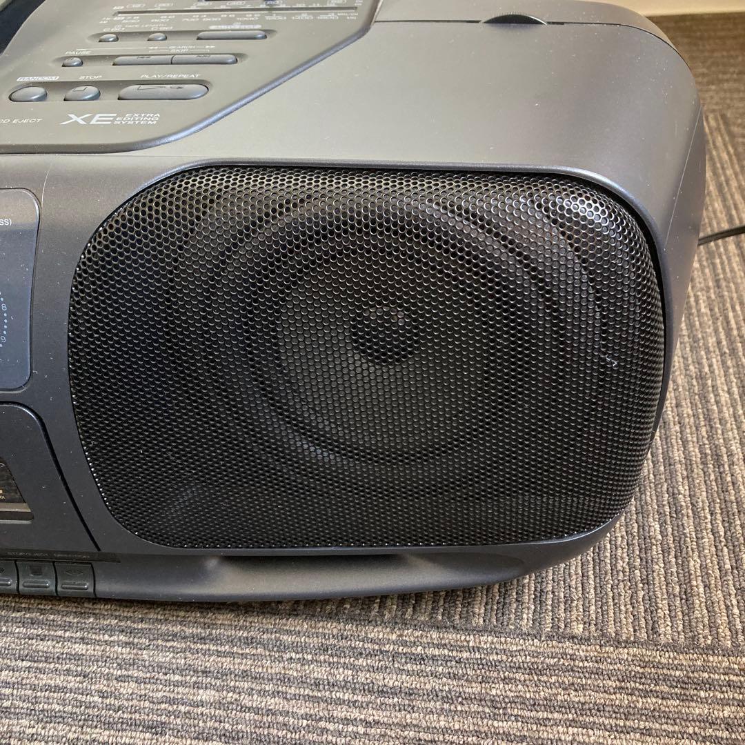 SHARP CD ステレオダブルカセット QT-80CD 時刻表示未確認