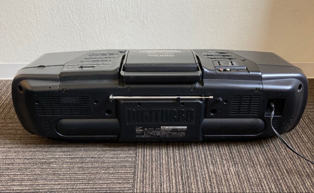 SHARP CD ステレオダブルカセット QT-80CD 時刻表示未確認