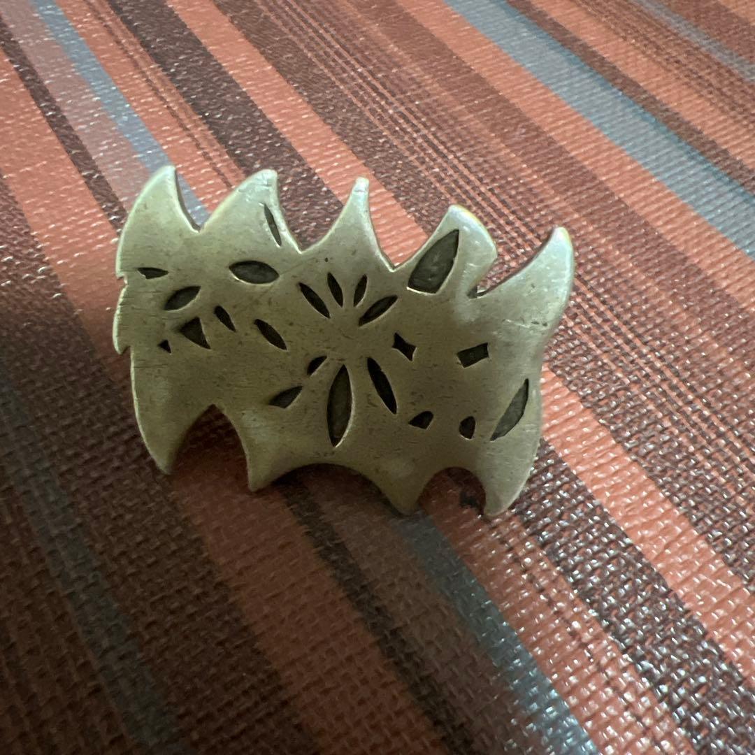 リングシルバー925製 【サイズ調整可】双指リング