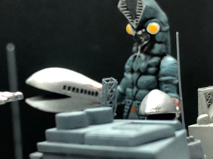 ウルトラマン　バルタン星人　ジオラマ