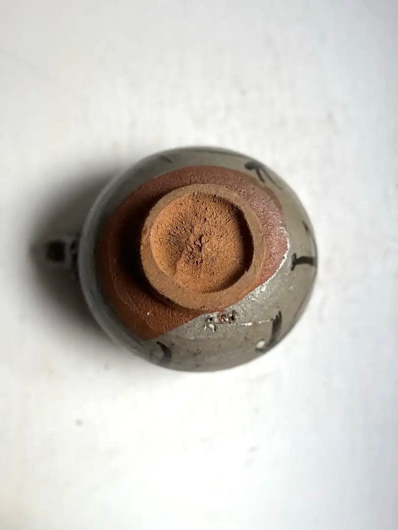 108 田中佐次郎 山瀬窯 絵唐津片口 大振り 鉢 民芸 唐津焼 未使用 金継ぎ