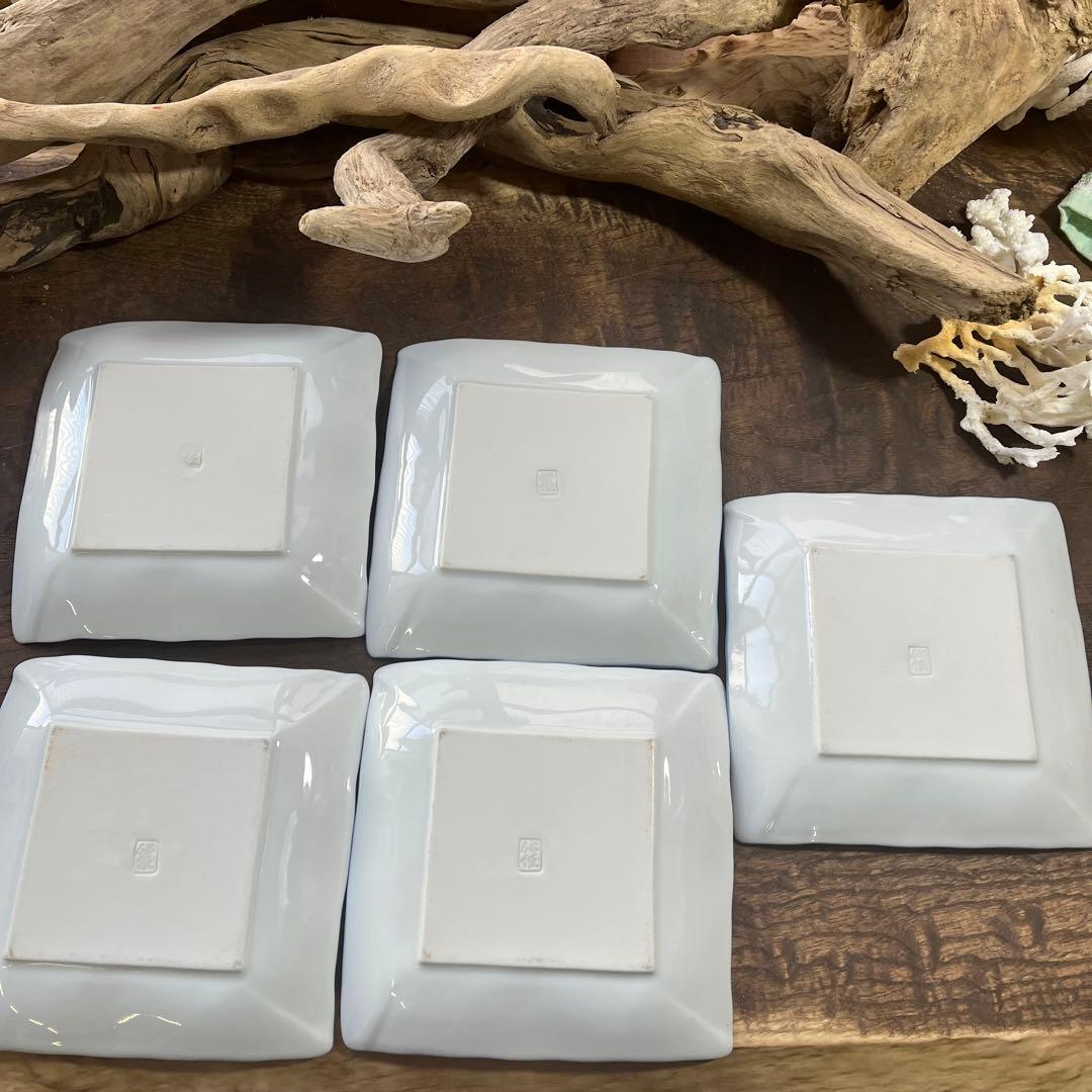 角皿　平皿　取り皿　【まとめ売り2種10枚】