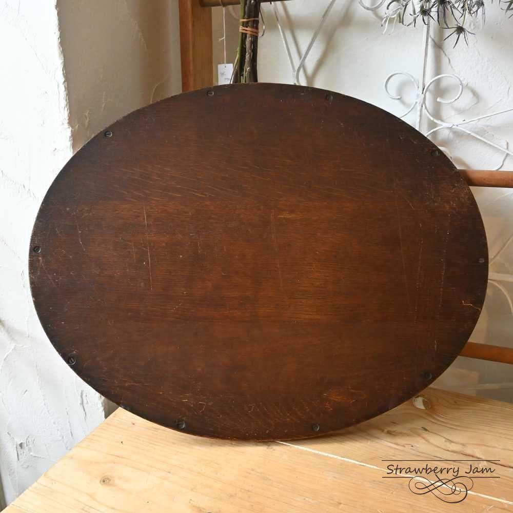 L3705-260 英国アンティーク オーク キッチントレイ トレイ カフェ