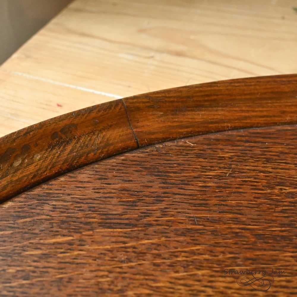 L3705-260 英国アンティーク オーク キッチントレイ トレイ カフェ