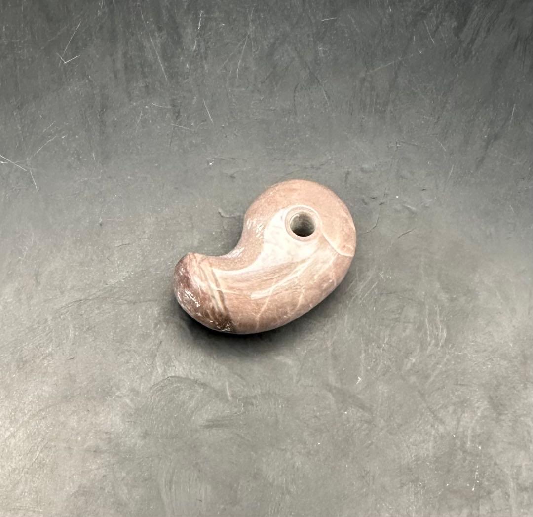 2026.3.18紫霊勾玉　新潟産紫玉