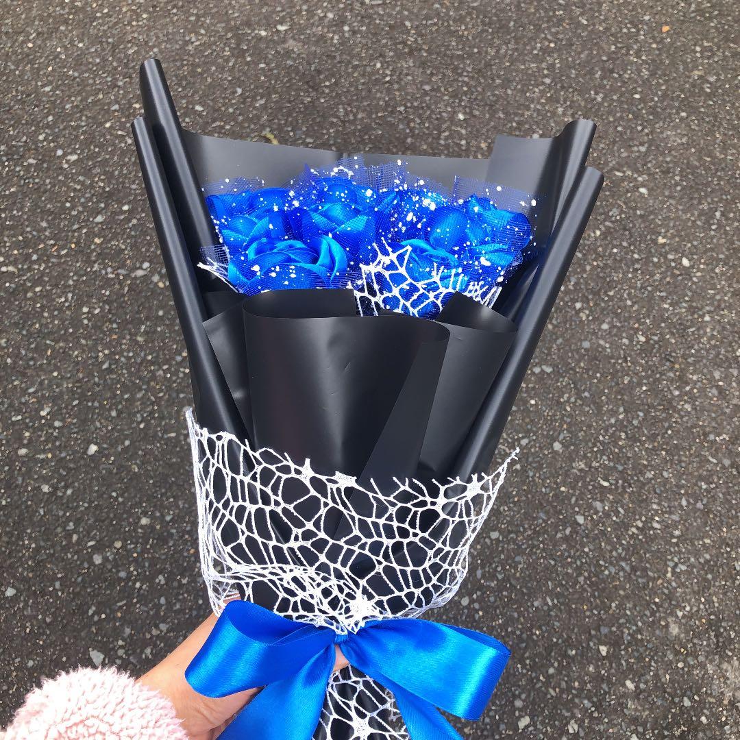 12本青い薔薇 プレゼント お祝い 枯れない花 特別な人へ
