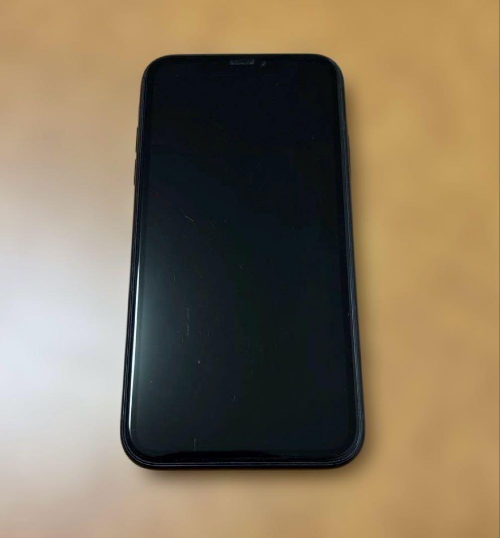 iPhone XR 64GB ブラック　ライトニングケーブル付き