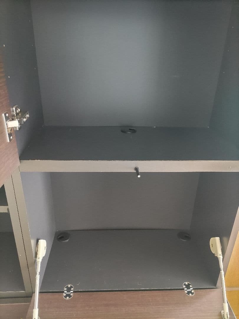 ケユカ　収納キャビネット　シェルフ　テーブル付き A（Bとセットで販売してます）