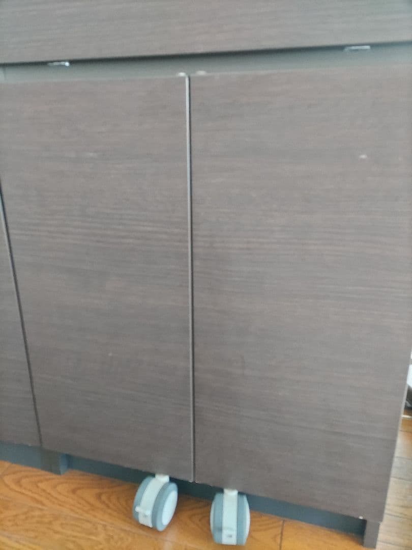 ケユカ　収納キャビネット　シェルフ　テーブル付き A（Bとセットで販売してます）