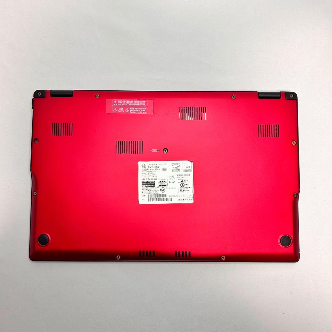【レア赤×超軽量715g】第11世代i5｜LIFEBOOK｜高速SSD｜2021