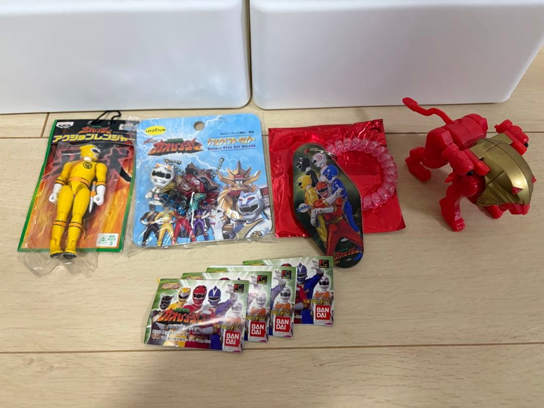 百獣戦隊ガオレンジャー 指人形 ミニソフビ HG フィギュア まとめ売り