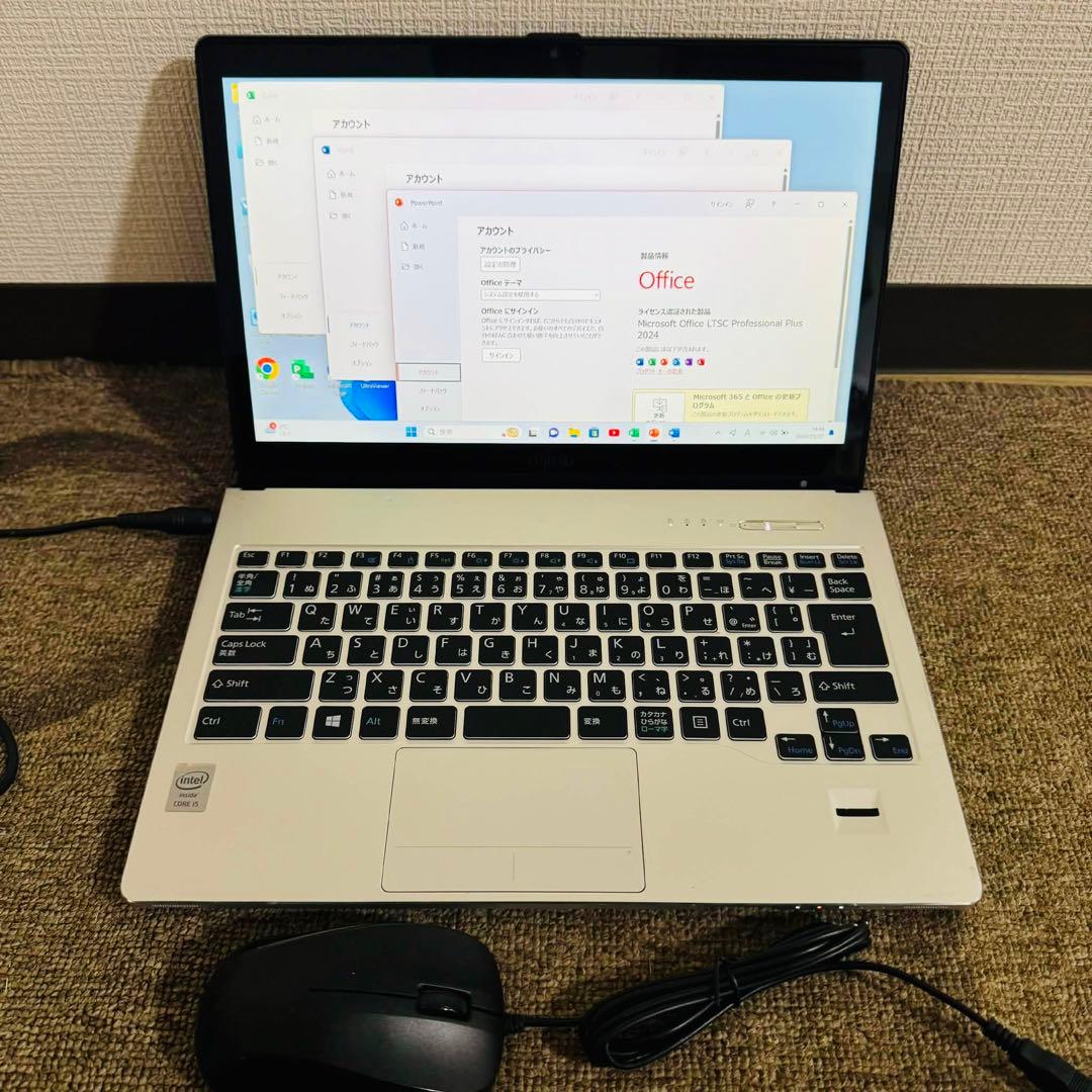 S306 Fujitsuノートパソコンi5 SSD高速Windows11オフィス