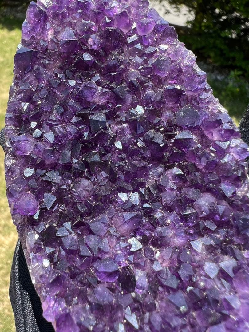 A590 高品質アメジストドーム パワーストーン 紫水晶 天然石 置き物