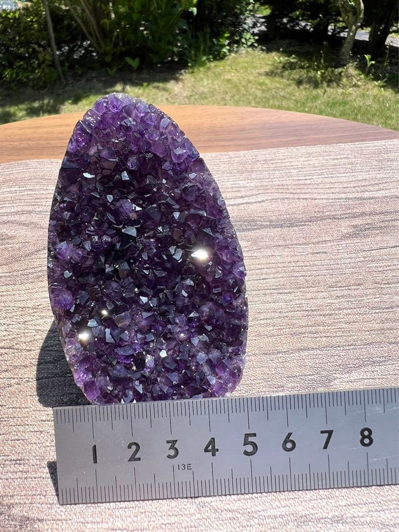 A590 高品質アメジストドーム パワーストーン 紫水晶 天然石 置き物