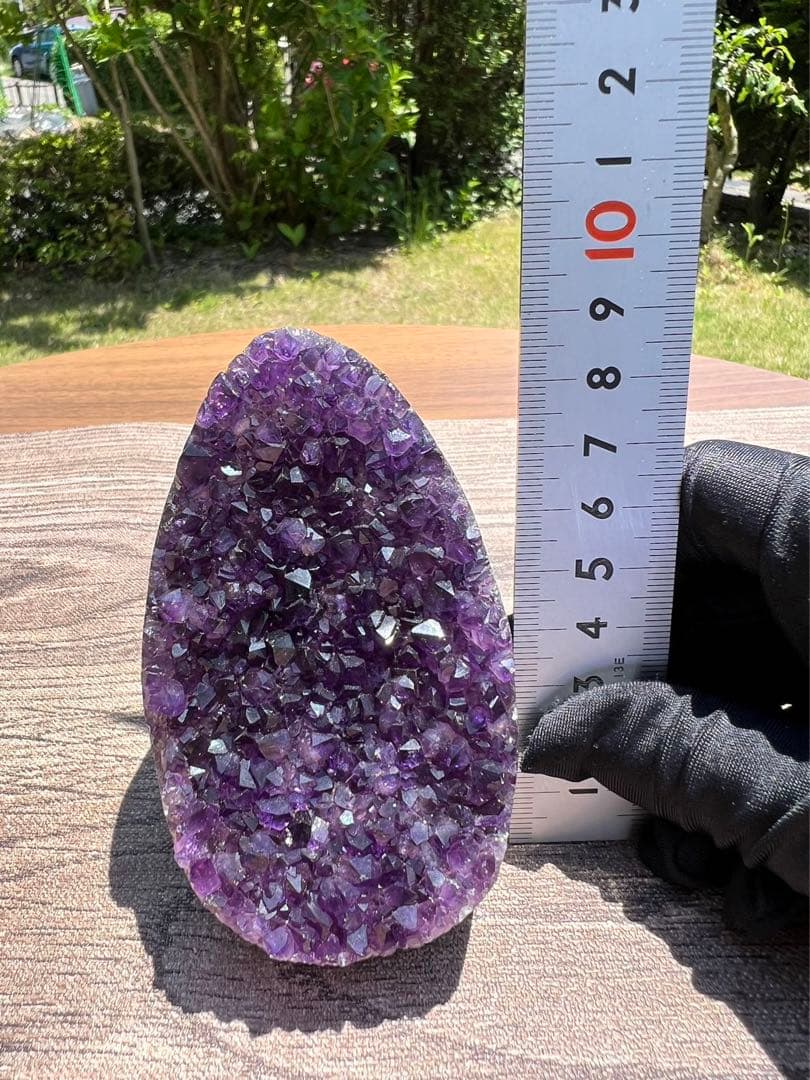 A590 高品質アメジストドーム パワーストーン 紫水晶 天然石 置き物
